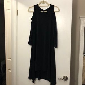 VGUC Black Alfani Cold-Shoulder Dress